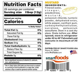 Mrs Taste Sugar Free Mustard pour demonstrates smooth texture ideal for sandwiches.
