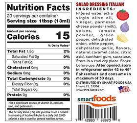 Mrs Taste Sugar Free Onion & Garlic Dressing pour adds zesty flavor and quick toppings.
