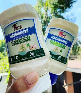 Mrs Taste Sugar Free Mayo on a sandwich for a light bite.