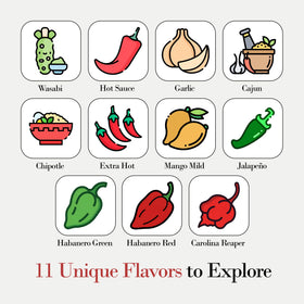 MSRF chipotle hot sauce bottle label showing smoky flavor