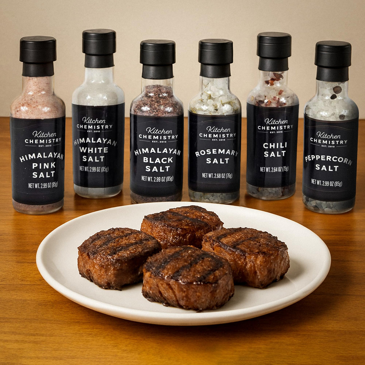 MSRF Kitchen Chemistry black salt granules for bold finishes