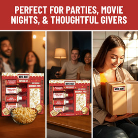 MSRF reusable popcorn boxes for stylish, reusable serving.