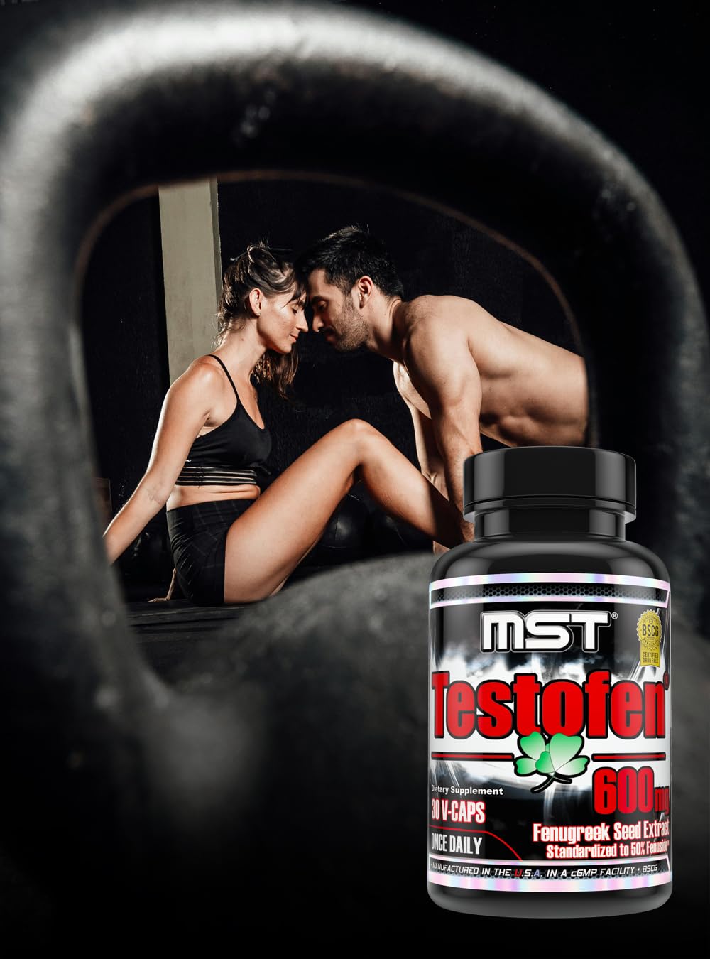 MST Testofen capsules in a blister pack for daily use