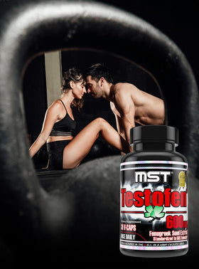 MST Testofen capsules in a blister pack for daily use