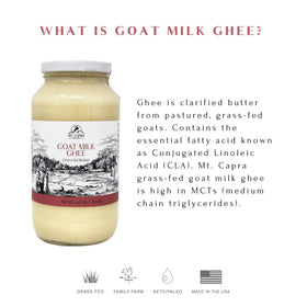 Mt. Capra ghee added to beverages for silky creaminess