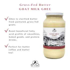 Mt. Capra ghee in a pan for quick vegetable sauté