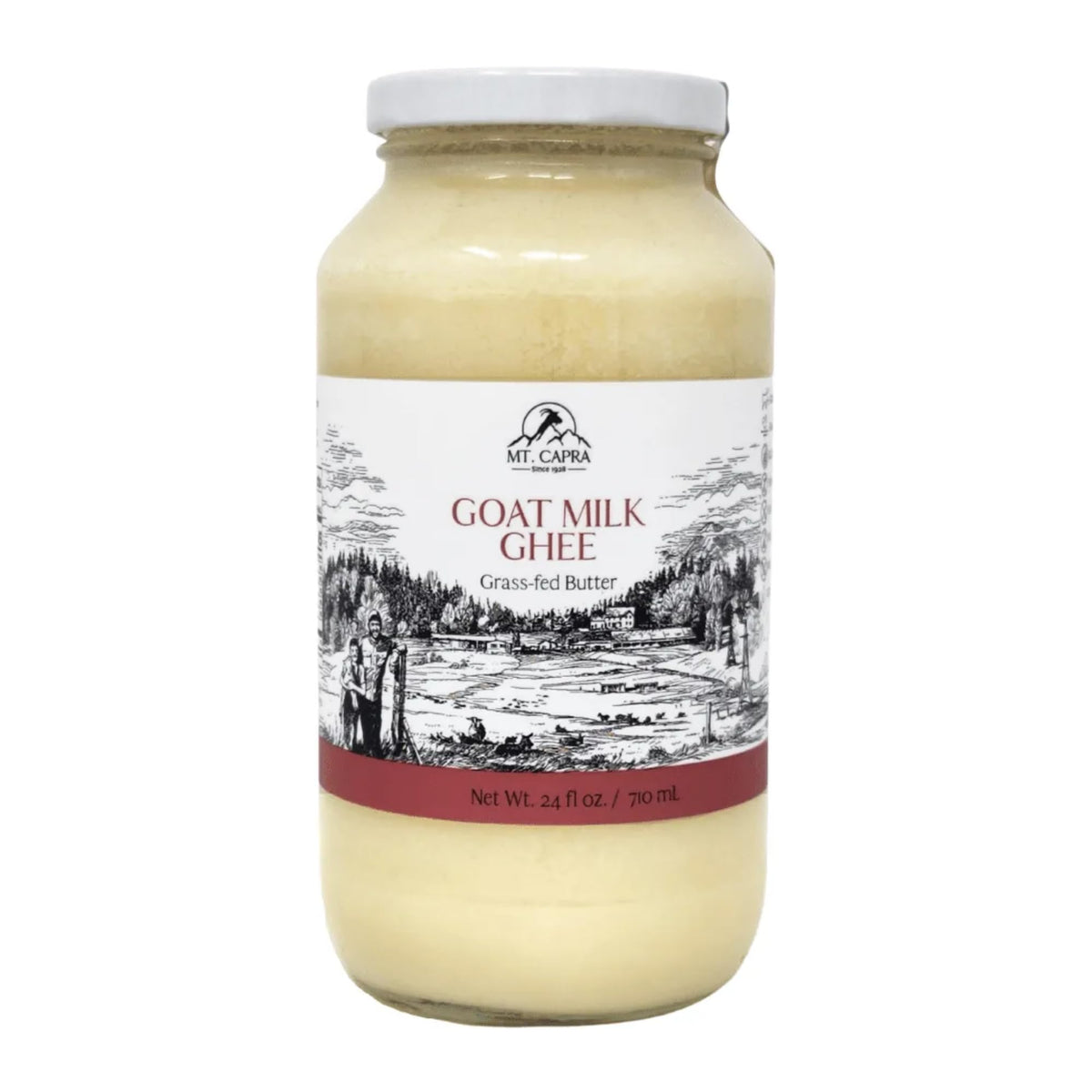Mt. Capra goat milk ghee jar ready for high-heat sautéing