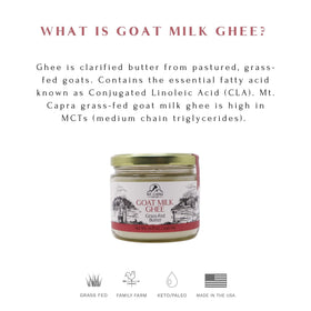 MT Capra Ghee supports keto and paleo with MCT-rich fats.