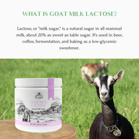 Mt. Capra Goat Milk Lactose coffee use for mild sweetness.