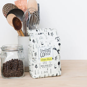 Mt. Comfort 2-5 lb bag, sealed for long-lasting freshness and aroma
