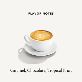 Mt. Comfort Coffee Decaf Colombia cup ready to enjoy with a smooth finish.