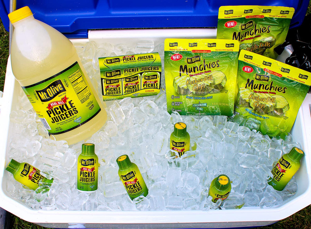 Mt. Olive Pickle Juice cocktail idea adds zing to spirits and mixers.