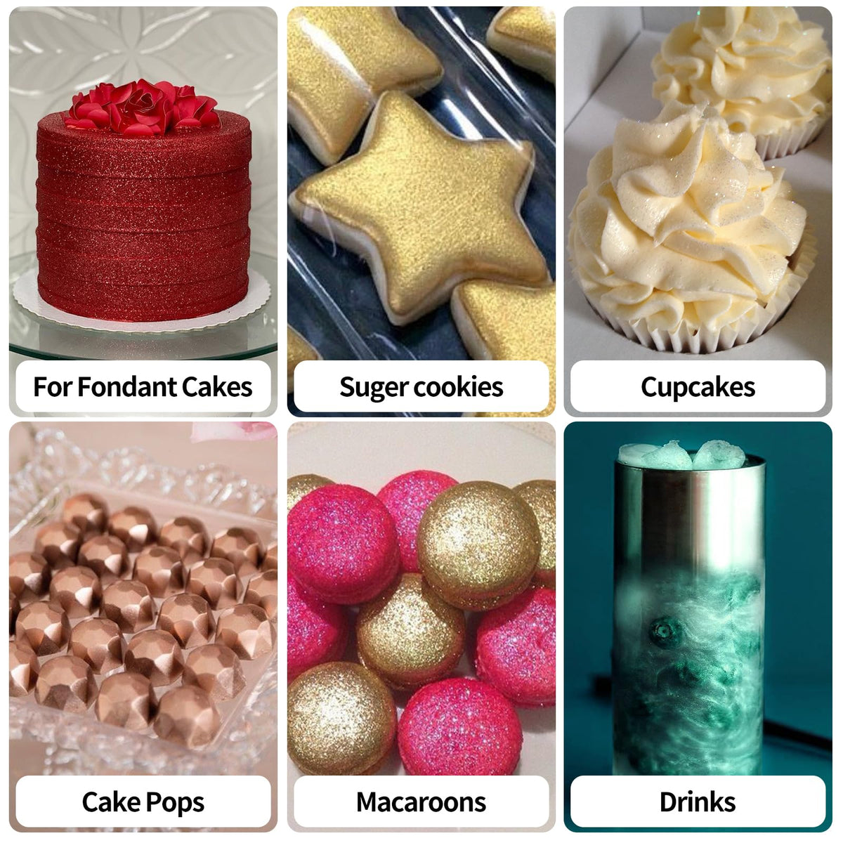 MtColors shimmering powder for drinks can elevate cocktails visually