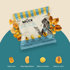 Muix Exotic Mix bag with bold flavors for adventurous snacking.