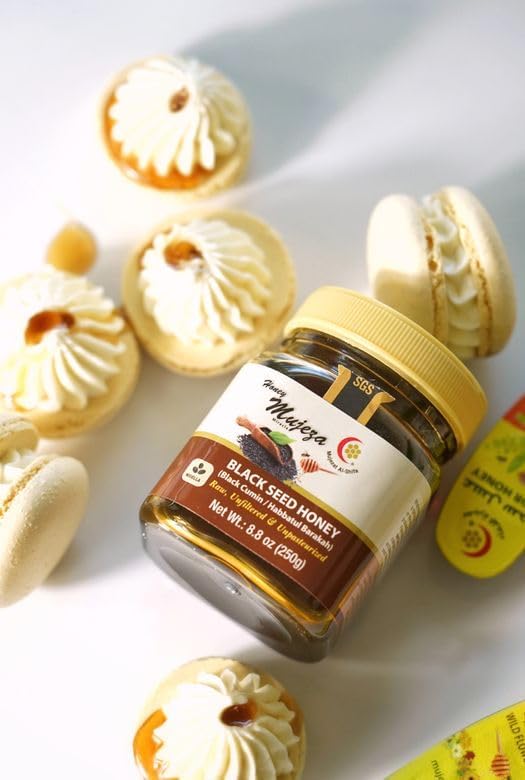 Mujeza bees nectar feature emphasizing natural fragrance and multi-use sweetness.