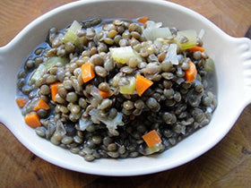Mulberry Lane Farms French Green Lentils bulk packaging, certified organic and non-GMO