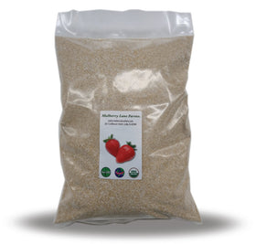 Mulberry Lane Farms oat bran bulk bag shows organic, high-fiber base for breakfasts