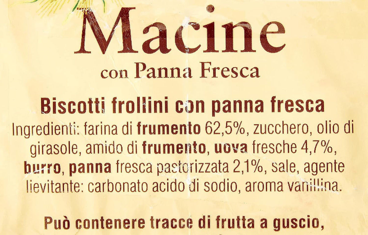 Macine cookies on plate ready for tea time.