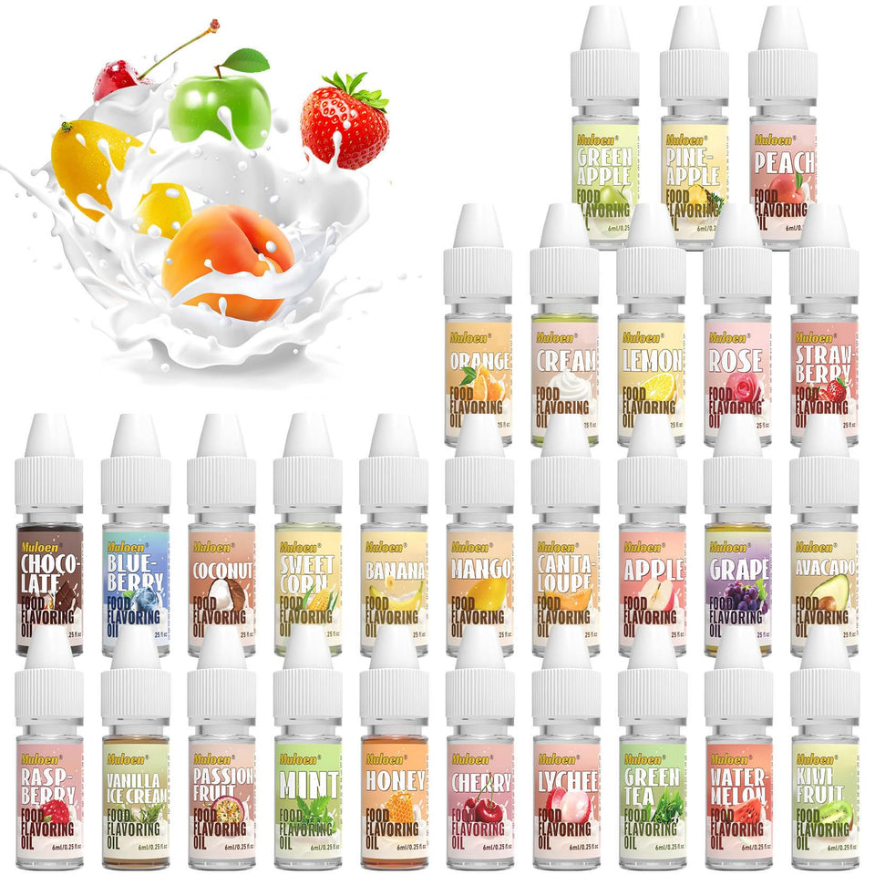 Muloen 28-flavor flavoring oil bottle for baking and candy