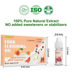 Muloen 5-flavor set ideal for beverages, desserts and baking