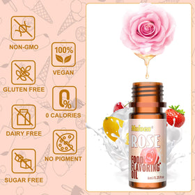 Muloen Flavoring Oil vanilla scent suited for baking, coffee, and creamy treats.