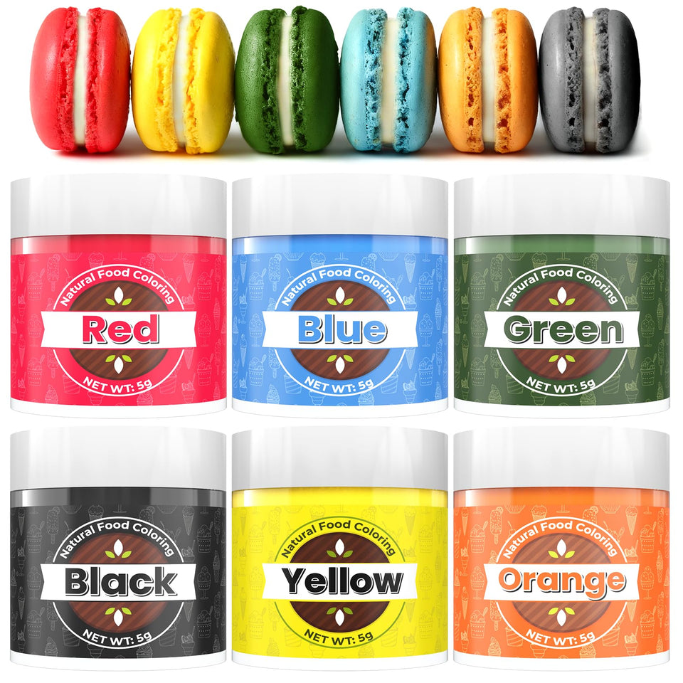 Muloen natural coloring packaging shows a plant-based option for safe home baking.