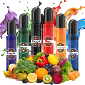 Muloen natural food coloring red bottle with dropper for vibrant cake decorating