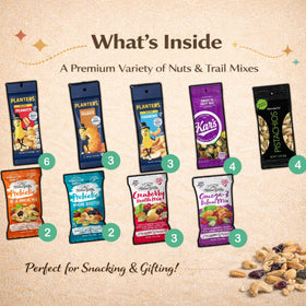 Munch Mania 30-pack nuts and trail mix for travel and on-the-go