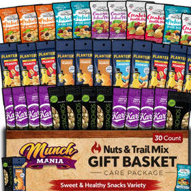 Munch Mania gift basket trail mix snacks variety pack ideal for office snacking