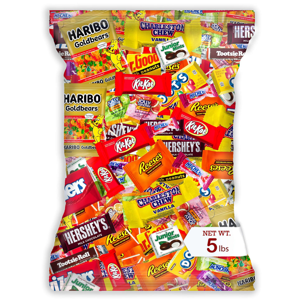 Munchbox mini candy assortment close-up, ideal for sharing at parties and offices.