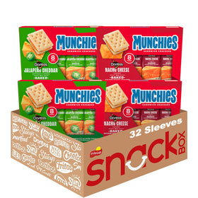 Munchies Nacho Cheese sleeve, on-the-go snacking with bold flavor.