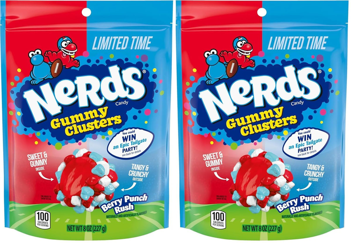 Munchique Berry Punch Rush gummy clusters pack for sharing at parties