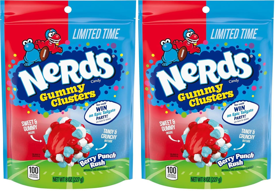 Munchique Berry Punch Rush gummy clusters pack for sharing at parties
