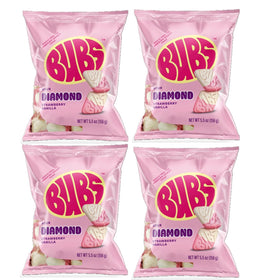 Munchique BUBS Swedish Foam Candy Strawberry Vanilla 4-bag pack, soft and shareable.
