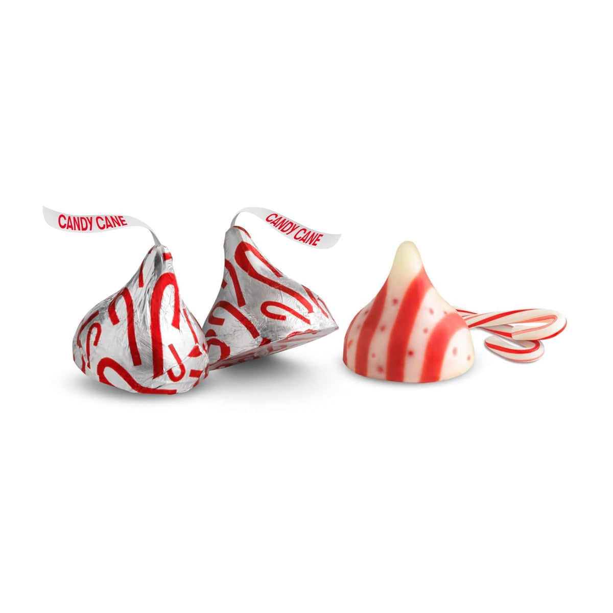 Munchique Candy Cane Kisses Christmas Edition bulk pieces ready for baking and decorating.