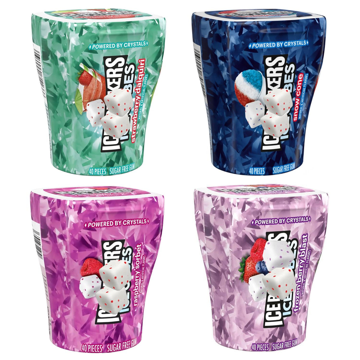 IceCube Pina Colada gum cubes—refreshing tropical flavor with cooling sensation for on-the-go freshness