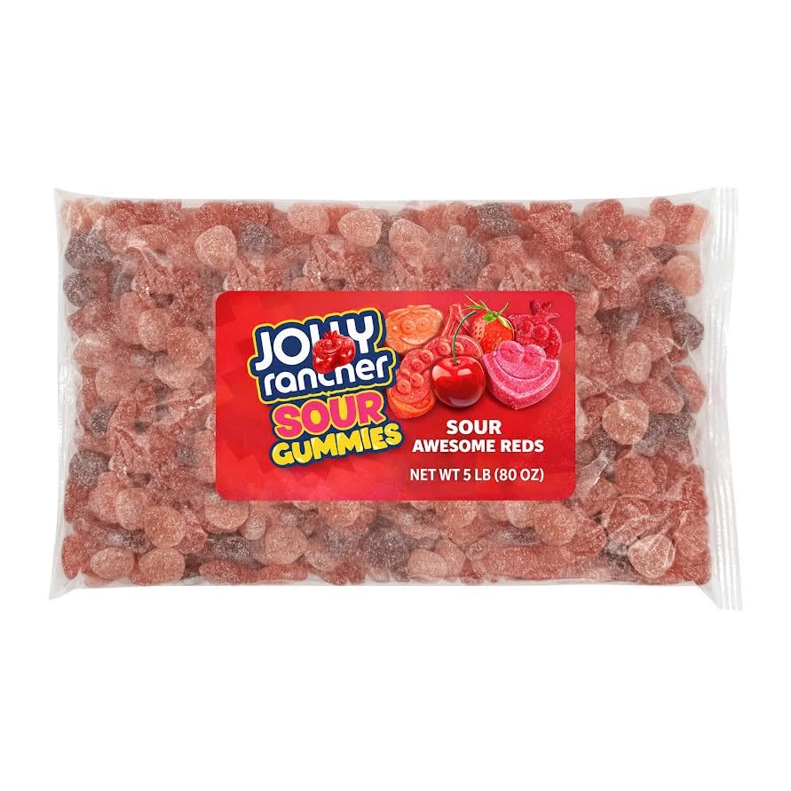 Munchique Sour Awesome Red Gummy Bulk Bag for party candy bowls