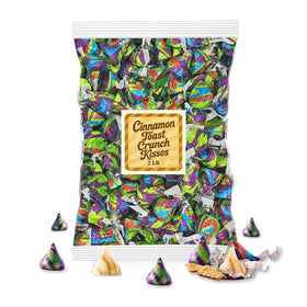Munchique toasted cinnamon sugar crunch kisses bottle on display for snacking