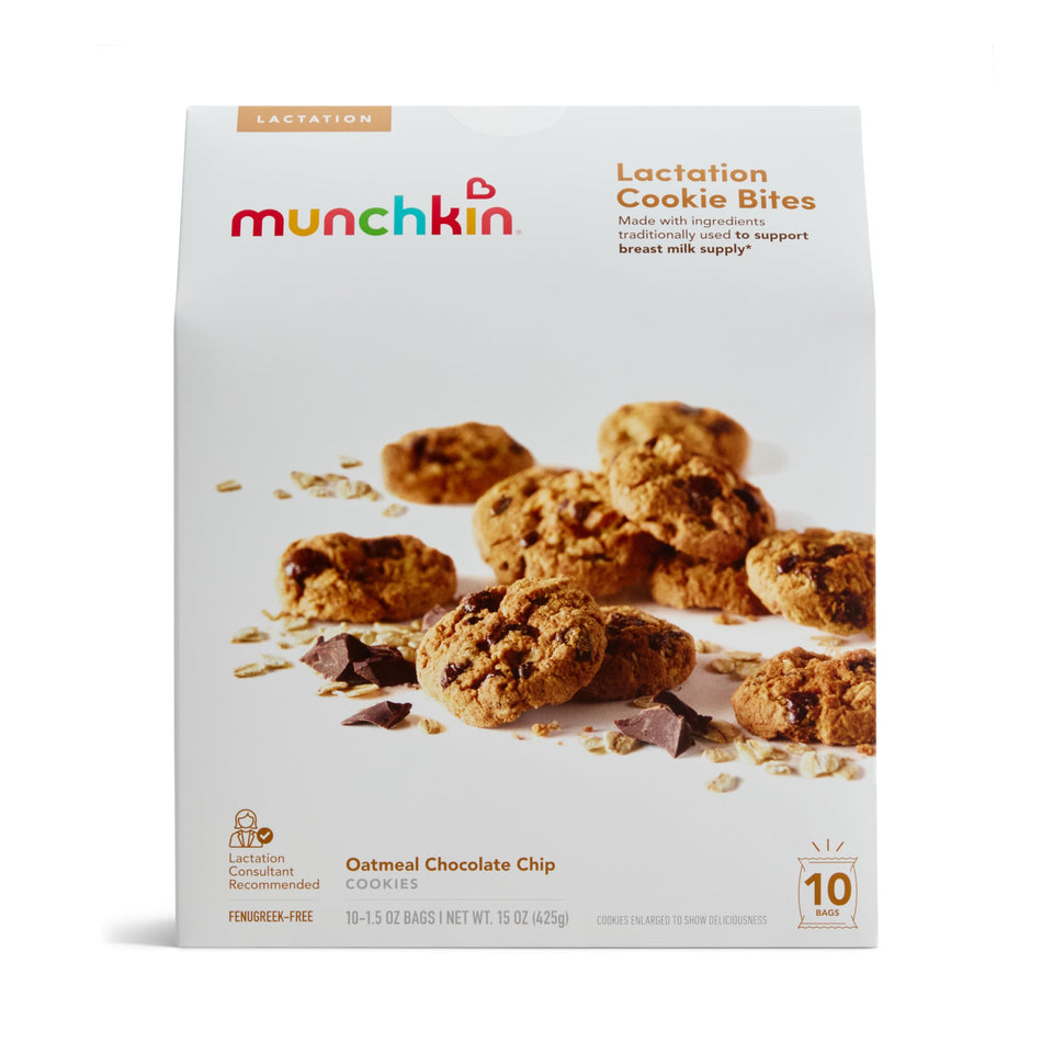 Munchkin Milkmakers pack shot showing an easy nursing snack on the go.