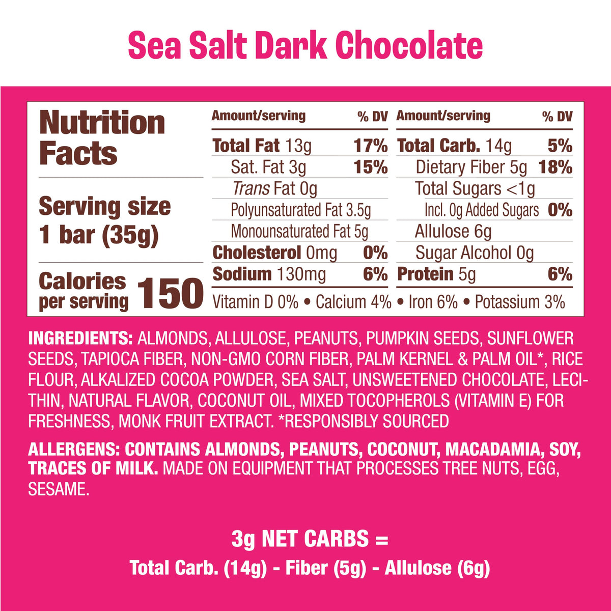Munk Pack fiber nut bar texture close-up showing chewy bite and chocolate coating