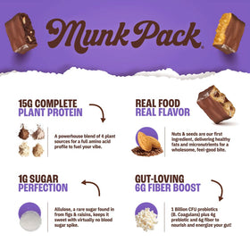 Munk Pack gluten-free bar resting in lunchbox, kid-friendly snack option.