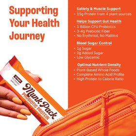 Munk Pack Peanut Butter Cup bar ingredients panel showcasing clean, plant-based nutrition for mindful fueling.