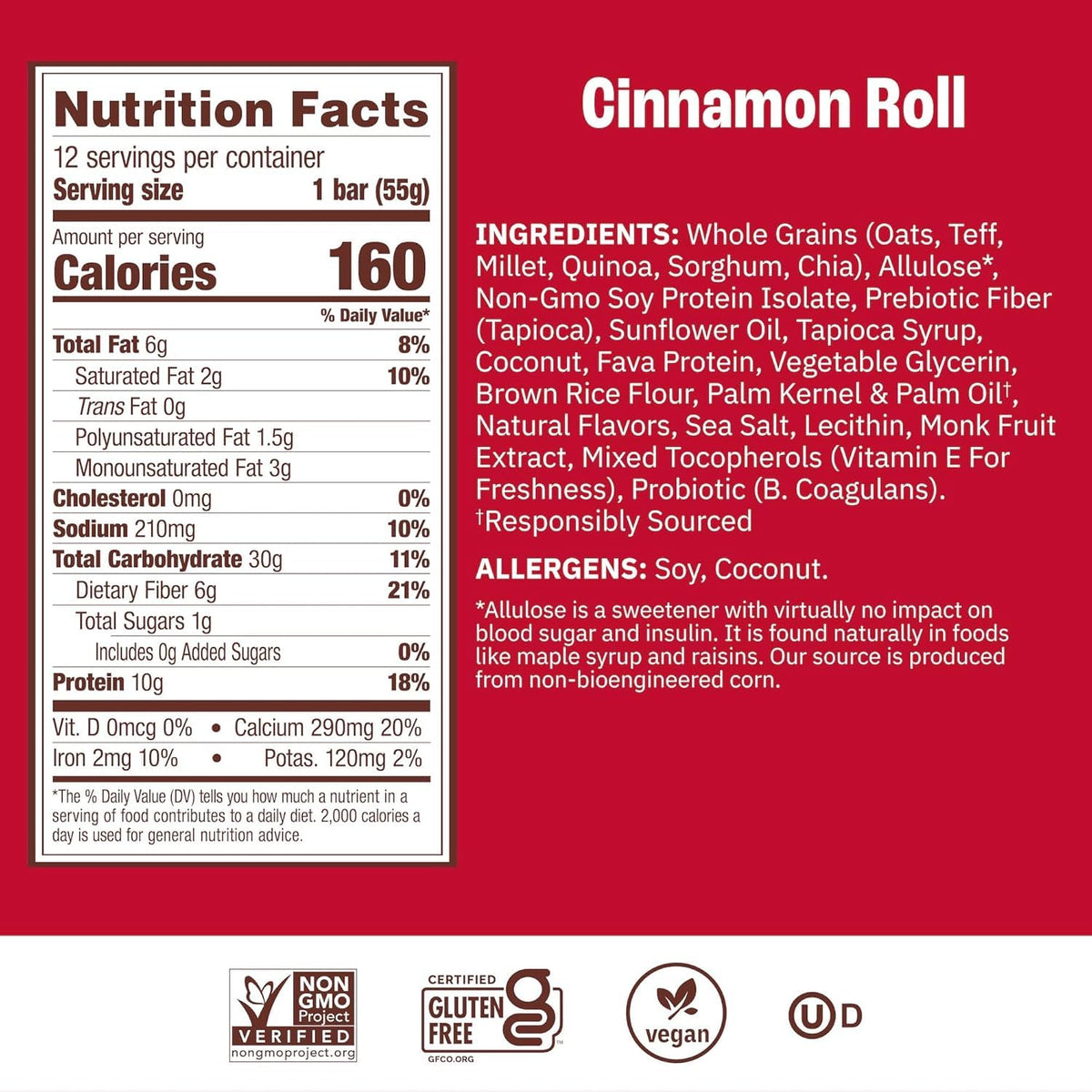 Munk Pack probiotic bar ingredient labels emphasize natural sweeteners