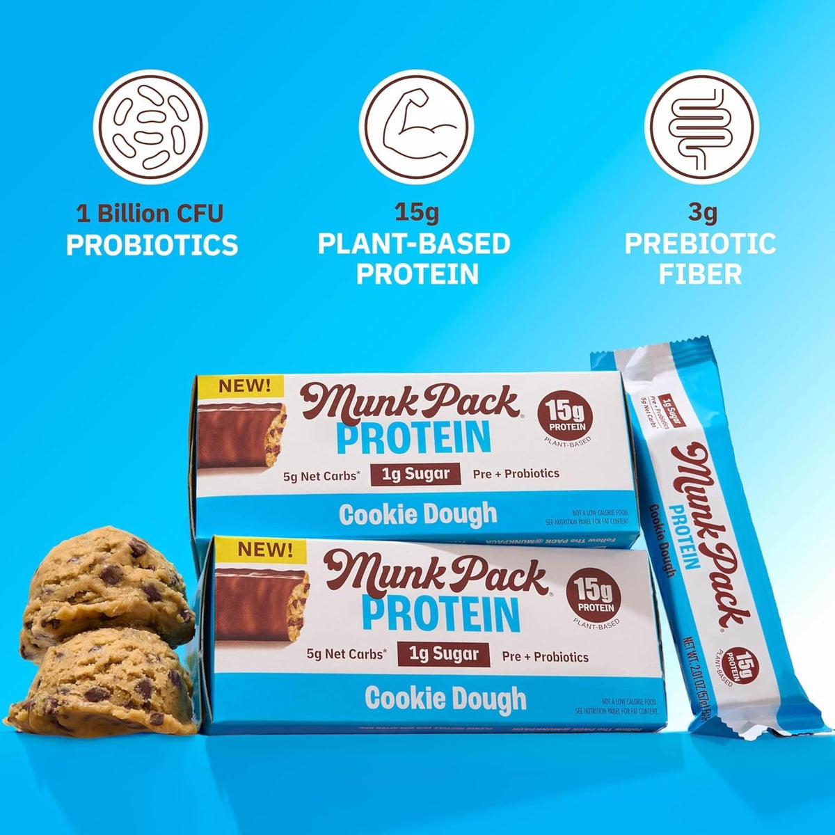 Munk Pack gluten-free label image suggests allergy-conscious, versatile family snack