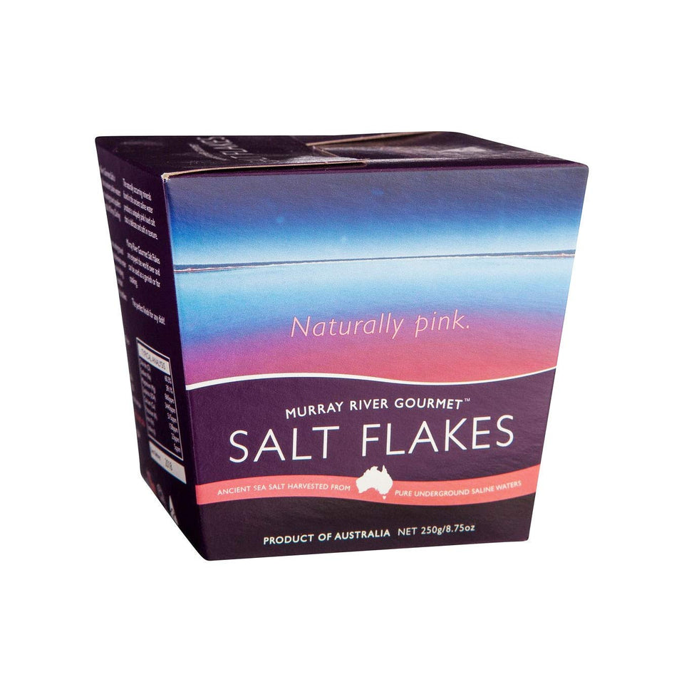 Murray River salt flakes in Chef's Box ready to finish seafood and meats with delicate mineral flavor.