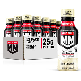 Muscle Milk Genuine Vanilla Creme bottle shown for post-workout nutrition