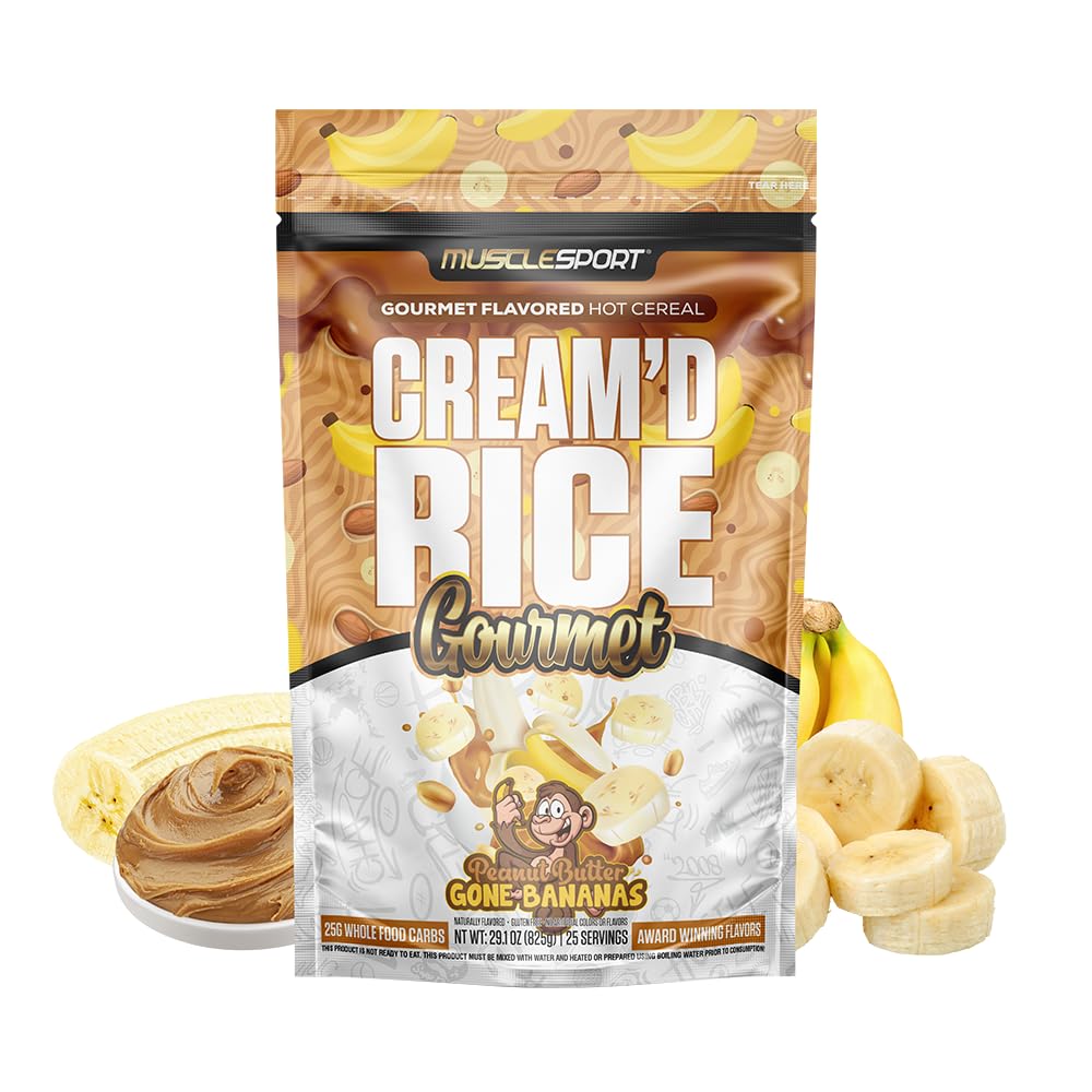 Musclesport Cream'd Rice Gourmet bowl ready for a creamy, quick breakfast