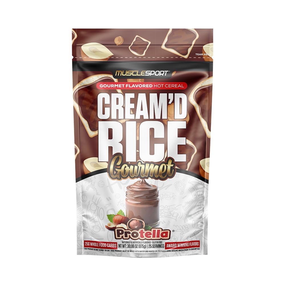 Cream'd Rice Gourmet texture close-up highlighting premium inclusions for a tasty start to workouts.