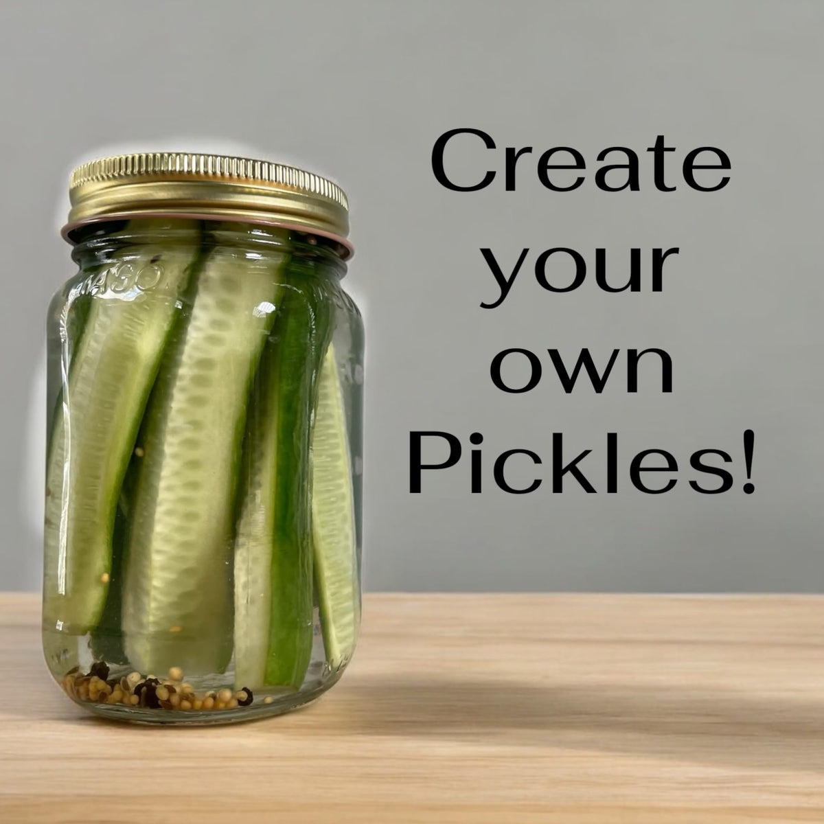Must Bee Gourmet Pickle Kit glass jars are reusable and easy to clean