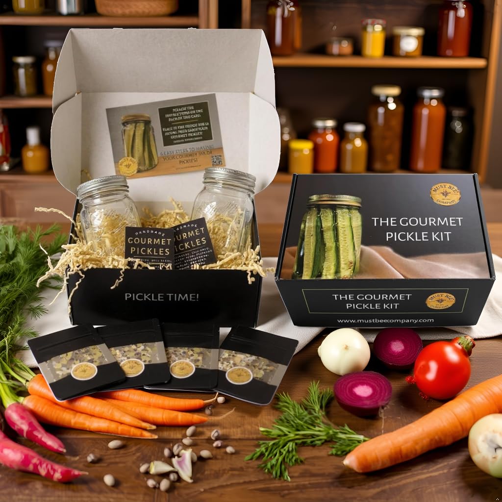Must Bee Gourmet Pickle Kit reusable jar option for future batches
